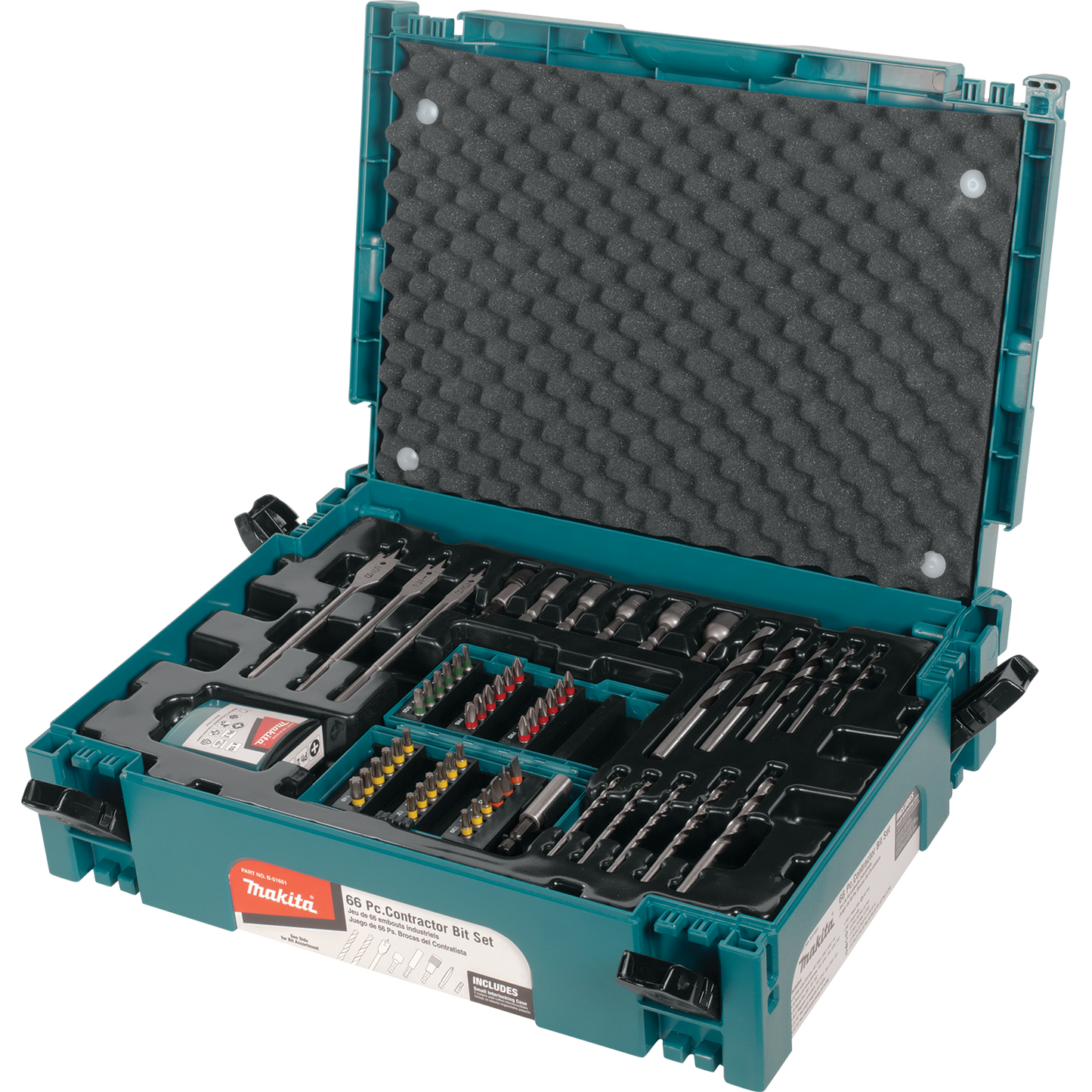 Makita B-51661 66 Pc. Contractor Bit Set