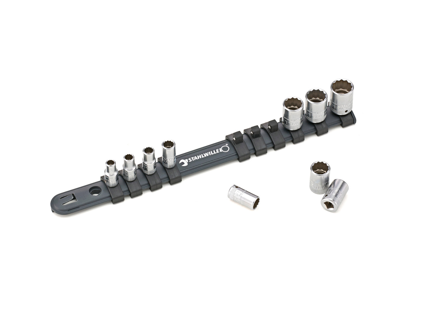 Stahlwille 96051010 40/10-12916 Set Of Sockets With Clip Bar