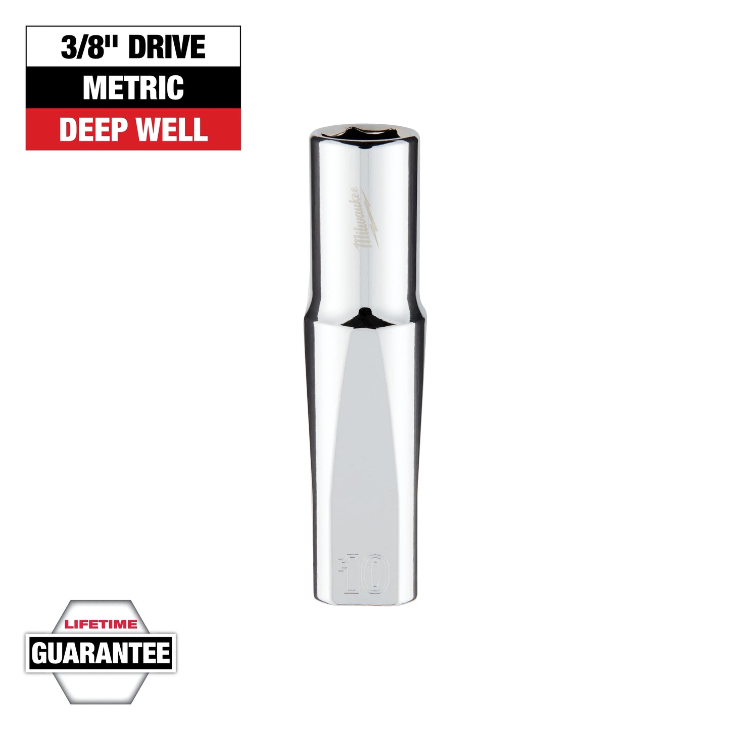 Milwaukee Tool 45-34-8020 3/8" Drive 20mm Socket, 1 EA