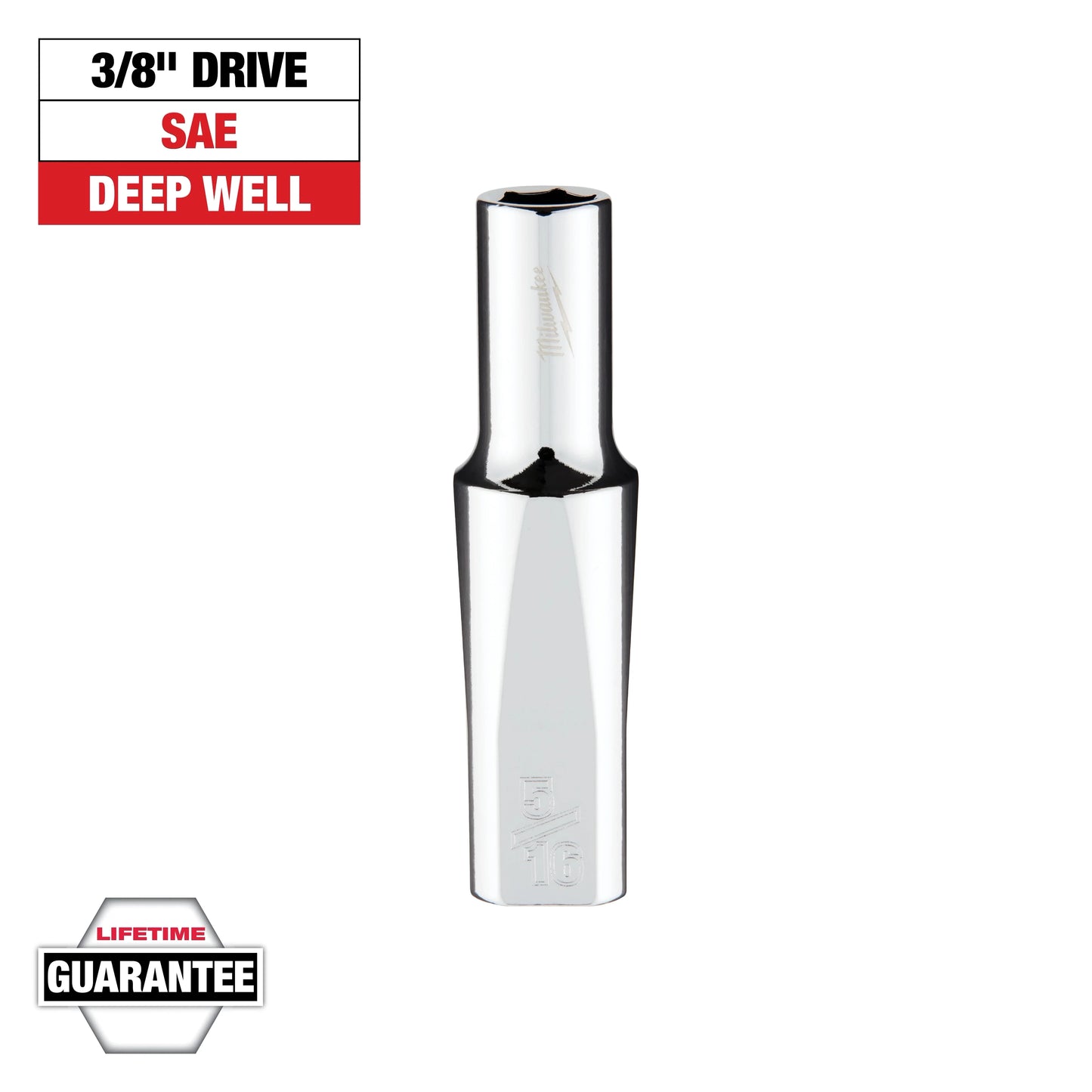 Milwaukee Tool 45-34-8030 3/8" Drive 11/32" Deep Socket, 1 EA