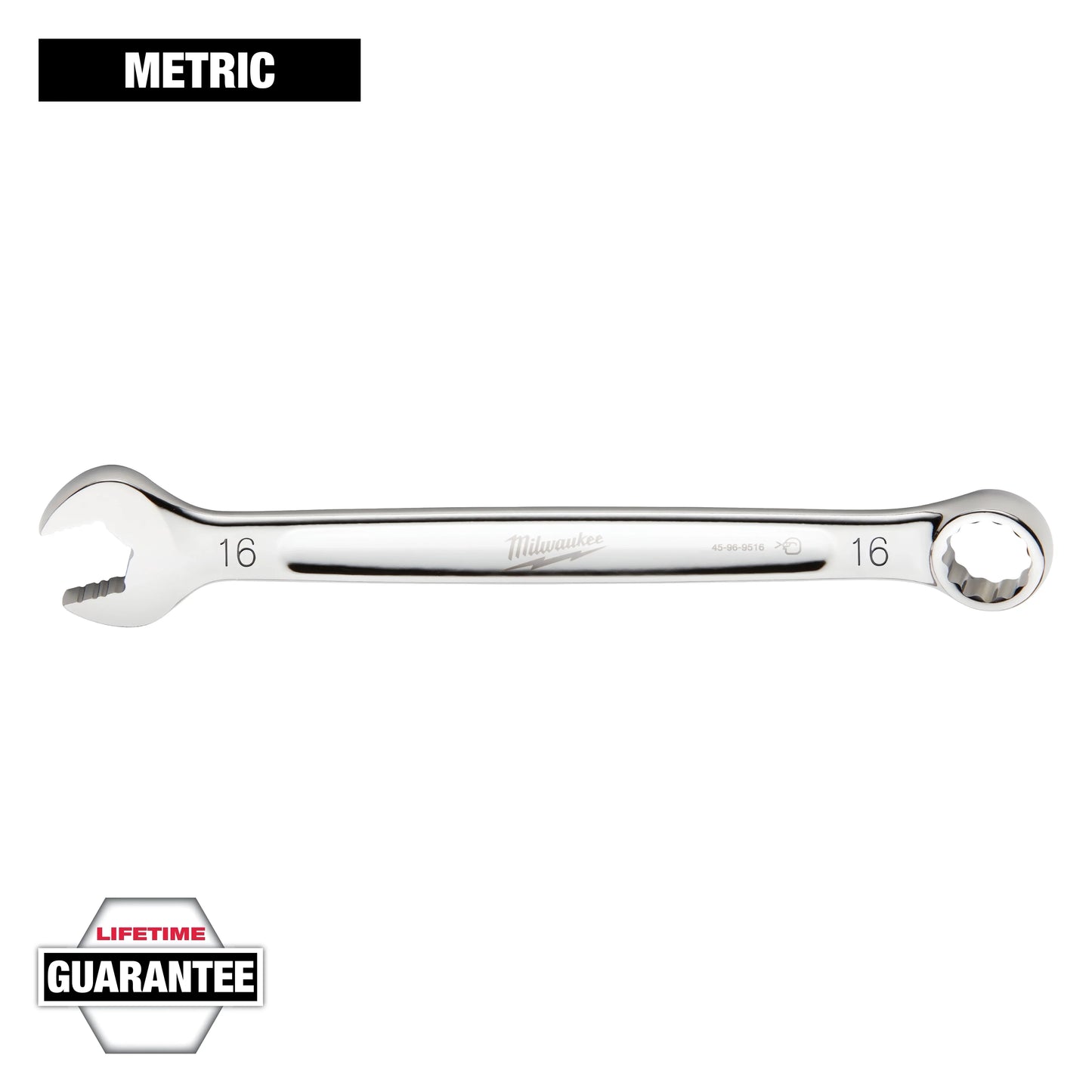Milwaukee Tool 45-96-9516 16mm Metric Combination Wrench, 1 EA