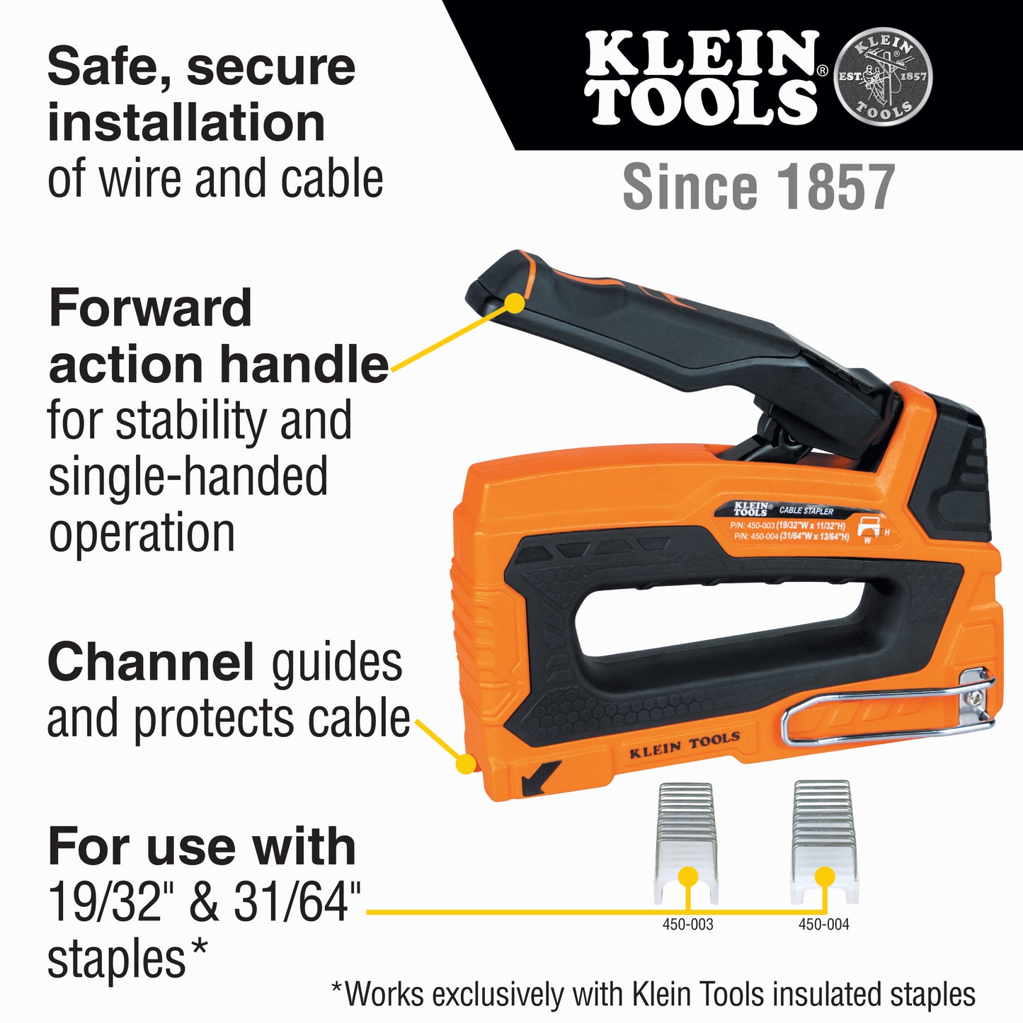 Klein Tools 450003 Klein Tools Insulated Staples