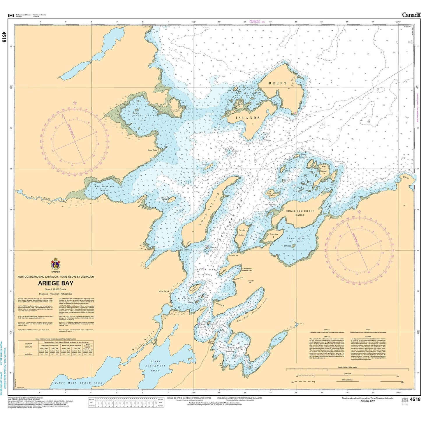 Paradise Clay CAN4518 CHS Chart Ariege Bay