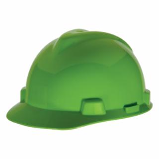 MSA 10035212 V-Gard Vented Lime Greenhd Cap 4 Pt Susp.