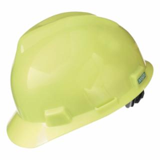 MSA 10061512 Cap V-Gd Std Hi-Viz Yelgrn W/Ratchet