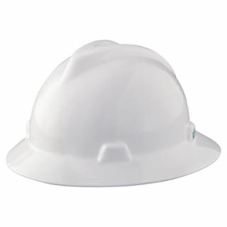 MSA 454733 White V-Gard Slotted Hat