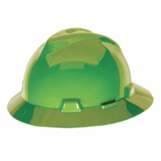 MSA 815570 Hat V-Guard Ratchet Suspension Fluorescent Grn