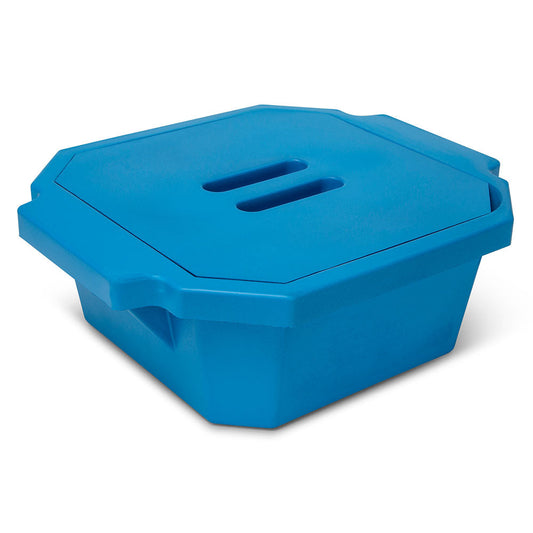 Globe Scientific 455010B Ice Bucket with Cover 2.5 Liter Blue