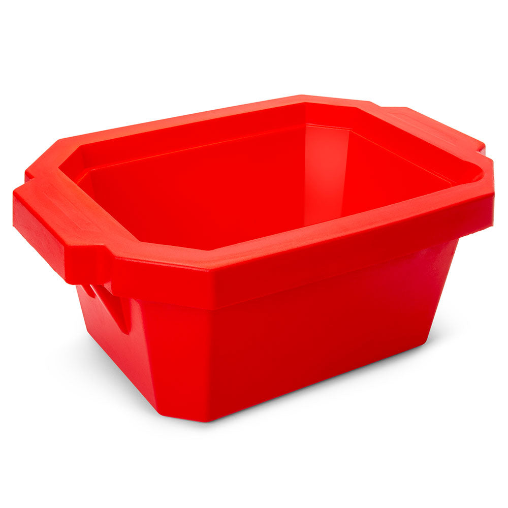 Globe Scientific 455023R Ice Tray with Lid 4 Liter Red