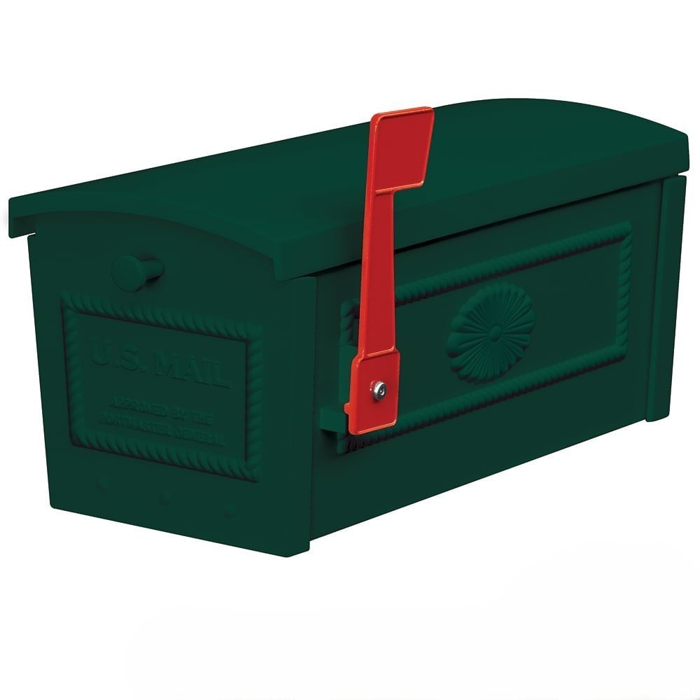 Mailboxes 4550GRN Salsbury Townhouse Mailbox - Post Style - Green