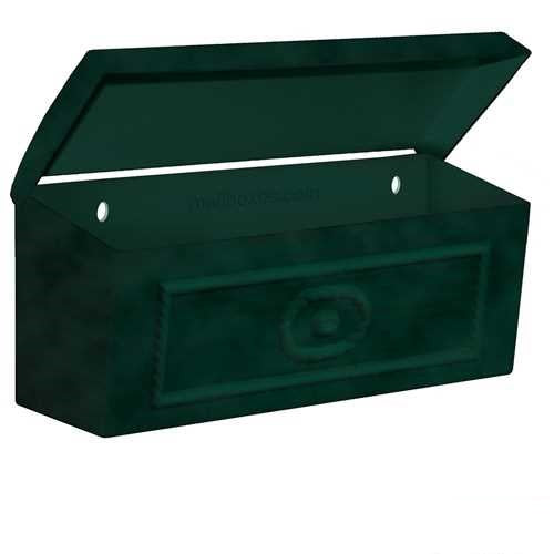 Mailboxes 4560GRN Salsbury Townhouse Mailbox - Surface Mounted - Green