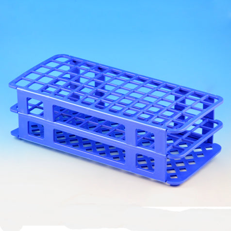 Globe Scientific 456503 Snap-N-Rack Tube Rack for 16mm and 17mm Tubes 60-Place PP White