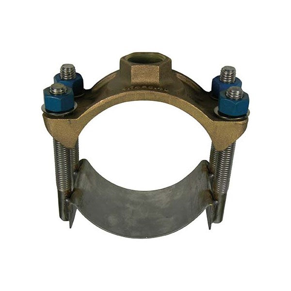 A.Y. McDonald 4148-077 3846 12X1 1/2 Ss Wide Strap Saddle 13.20Xfnpt