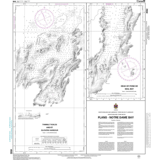 Paradise Clay CAN4582 CHS Chart Plans in Notre Dame Bay