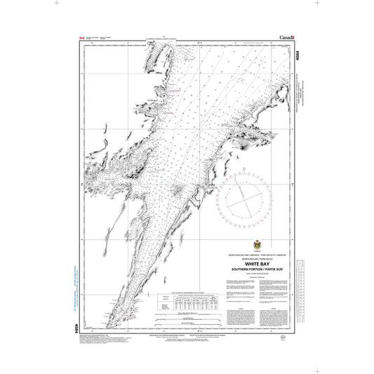 Paradise Clay CAN4584 CHS Chart White Bay - Southern Part / Partie Sud