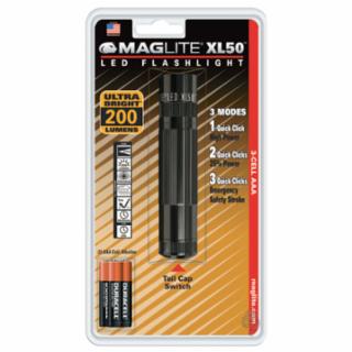 MAG-LITE XL50-S3016 Xl 50 3-Cell Aaa Led Blister Pack Black