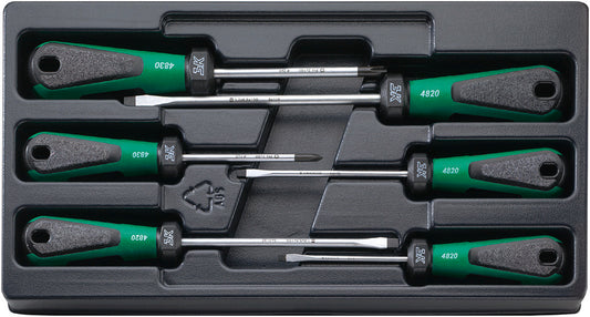 Stahlwille 96489110 4891 SATZ DRALL-SCHRAUBENDREHER M. DREIKOMPONENTENGRIFF Screwdriver Set 3K Drall®