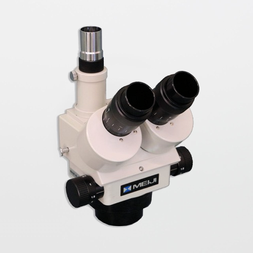 SOS Cleanroom Meiji EMZ-5TR (0.7x - 4.5x) Trinocular Stereo Microscope Body, Working Distance 3.7" (93mm)