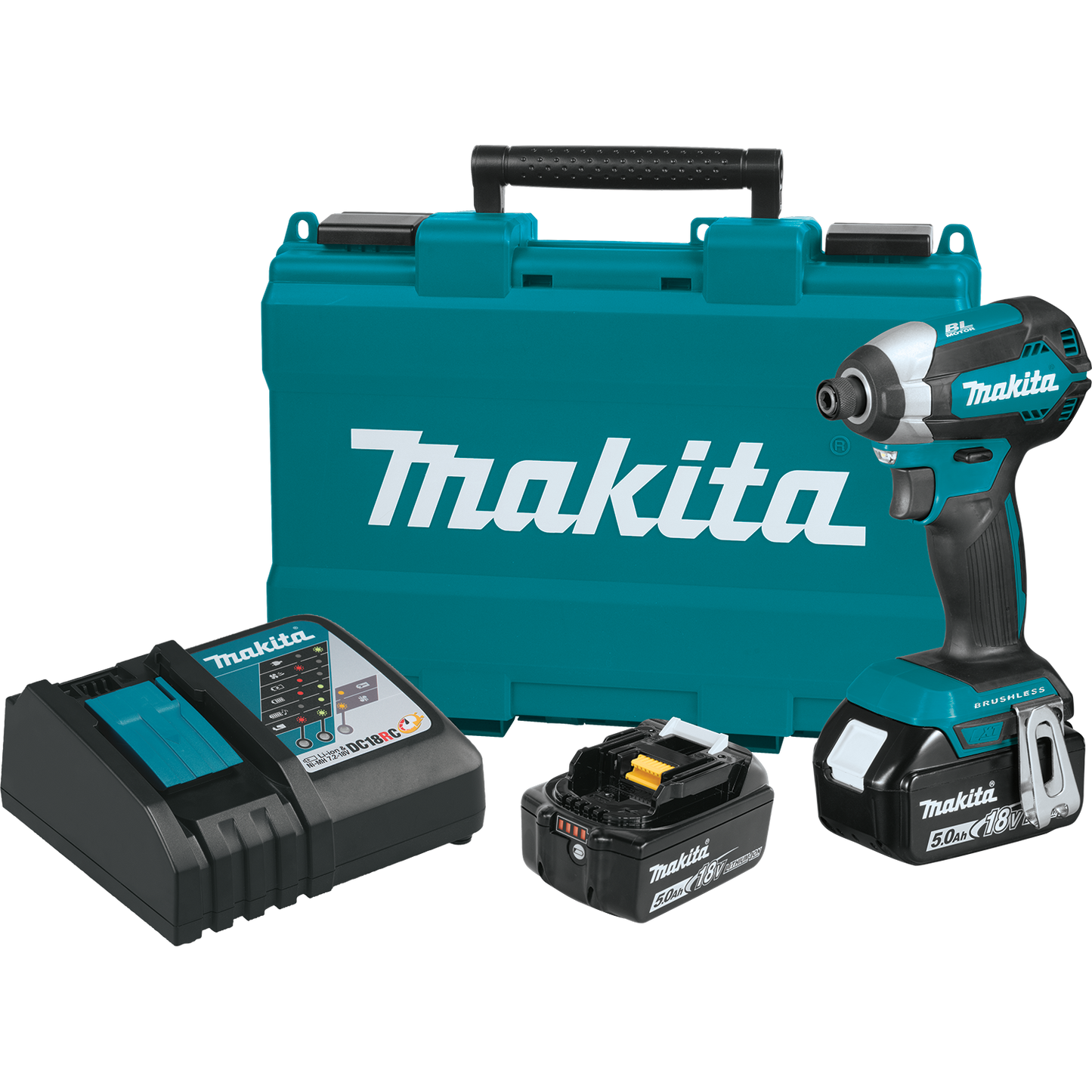 Makita XDT13T 18V LXT® Lithium‘Ion Brushless Cordless Impact Driver Kit (5.0Ah)