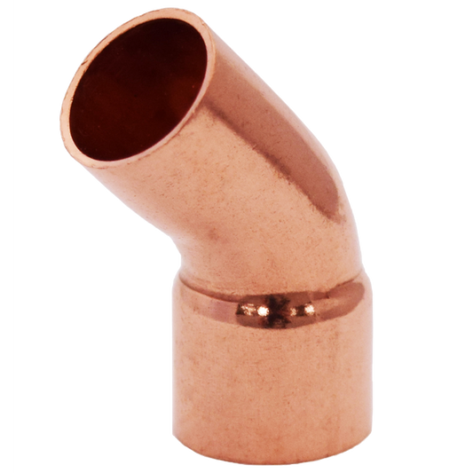 Legend Valves 450-075 5/8" x 3/4" Wrot Copper 45° Street Elbow