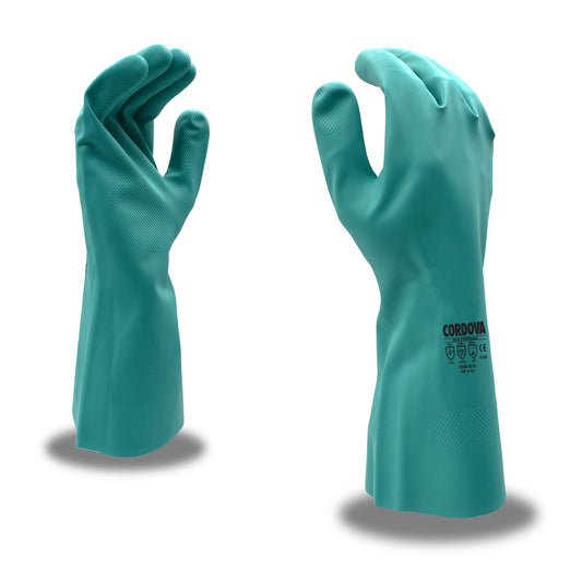 Cordova Safety 4630XXL Unsupported, Nitrile, Standard, Flocked, 15 mil