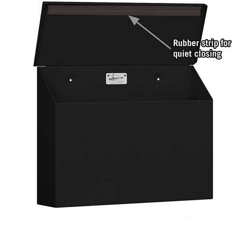 Mailboxes 4610BLK Salsbury Traditional Mailbox - Standard - Horizontal Style - Black