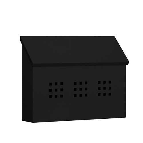 Mailboxes 4615BLK Salsbury Traditional Mailbox - Decorative - Horizontal Style - Black