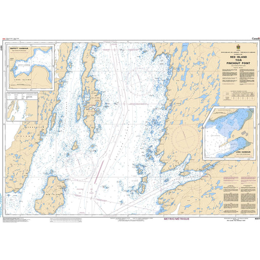 Paradise Clay CAN4617 CHS Chart Red Island to/ Pinchgut Point