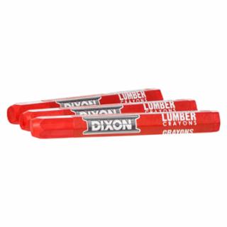 DIXON TICONDEROGA 52012 5201/2Soft Red Lumber Crayon (12 MKR)