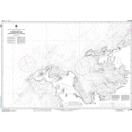 Paradise Clay CAN4665 CHS Chart St. Margaret Bay and Approaches/et les approches