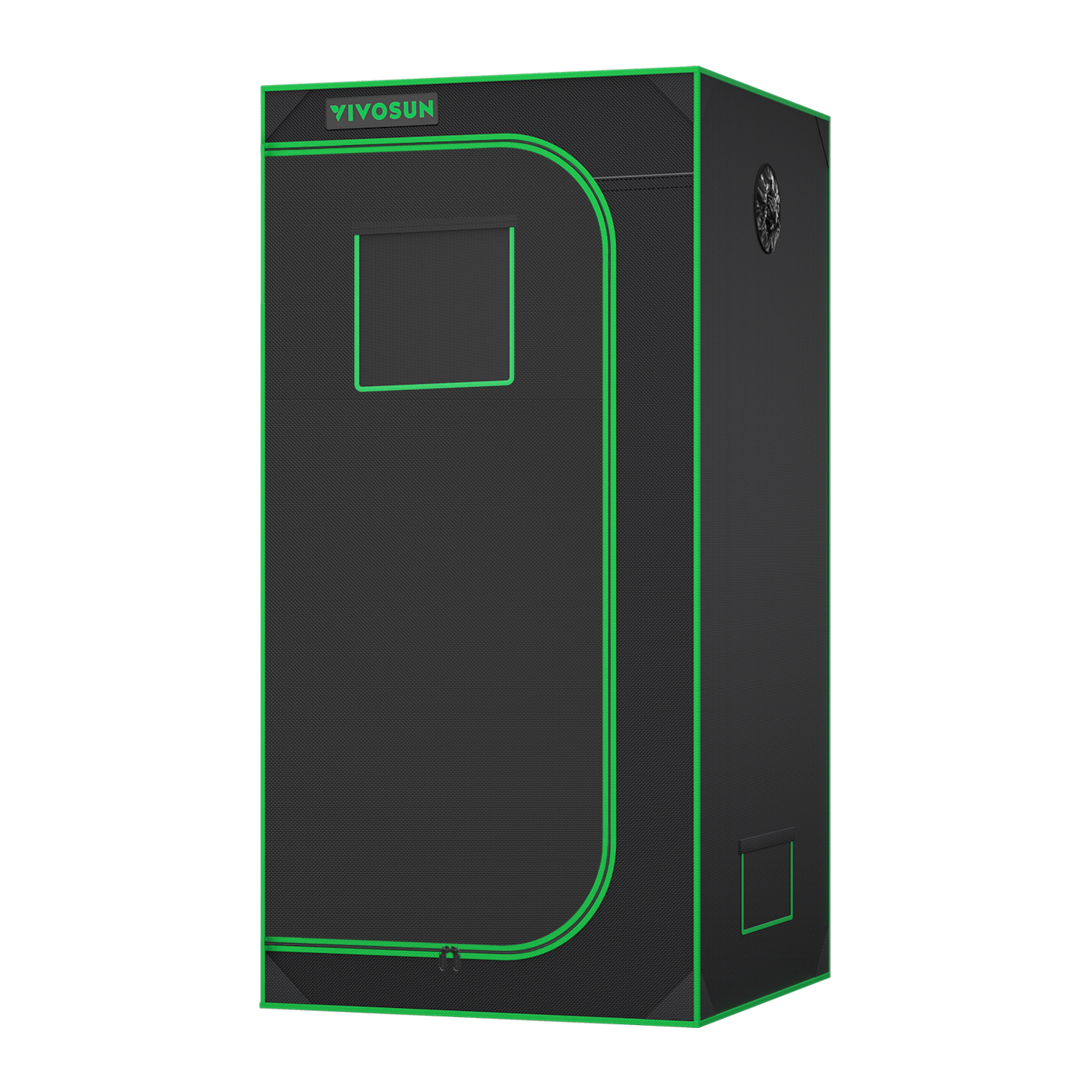 Vivosun Grow Tent 2.7x2.7 S276, 1-2 Plants Use, 600D Light-proof Oxford, 32' x 32' x 63', For Indoor Plants Growing