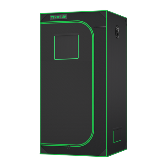 Vivosun Grow Tent 2.7x2.7 S276, 1-2 Plants Use, 600D Light-proof Oxford, 32' x 32' x 63', For Indoor Plants Growing
