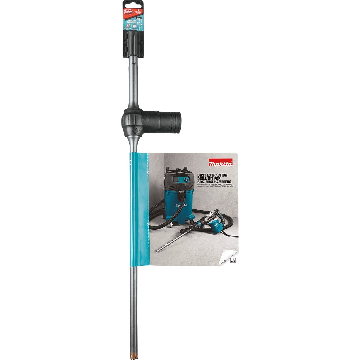 Makita B-63840 5/8" x 24" SDS‘Max Dust Extraction Drill Bit