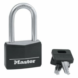 MASTER LOCK® 141DLF 4 Pin Tumbler Padlockkeyed Diff. Black Brass (1 EA)