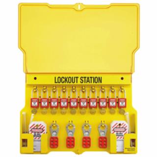 MASTER LOCK® 1483BP410 Safety Series Lockout Stations