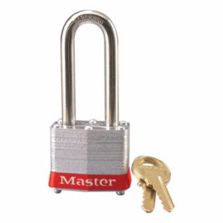 MASTER LOCK® 3LHRED Red Safety Lockout Padlock W/2" Shackle