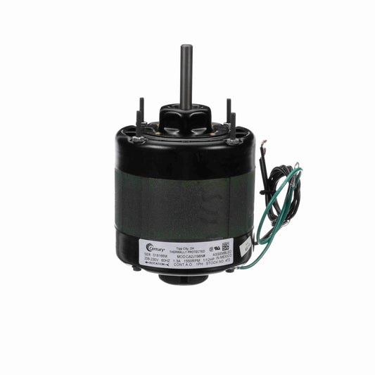 Century OEM Replacement Motor, 1/12 HP, 1 Ph, 60 Hz, 208-230 V, 1550 RPM, 1 Speed, 4.4" Diameter, OPEN - 472