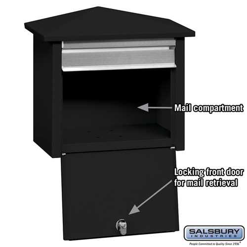 Mailboxes 4750BLK Salsbury Mail House - Black