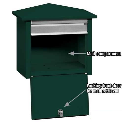 Mailboxes 4750GRN Salsbury Mail House - Green