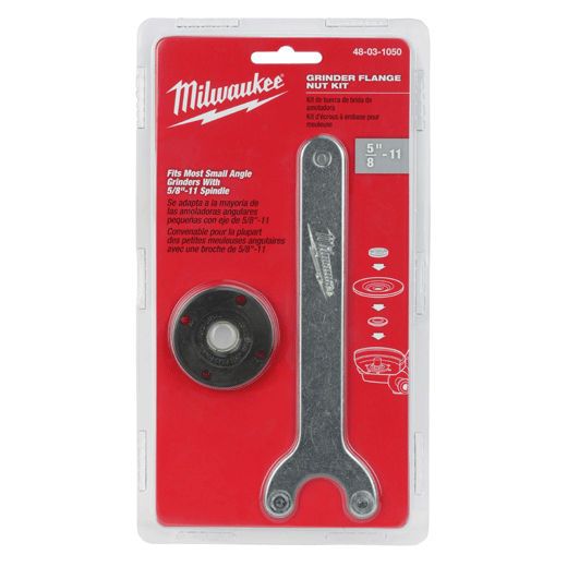 Milwaukee Tool 48-03-1050 Grinder Flange Nut Kit, 1 ST