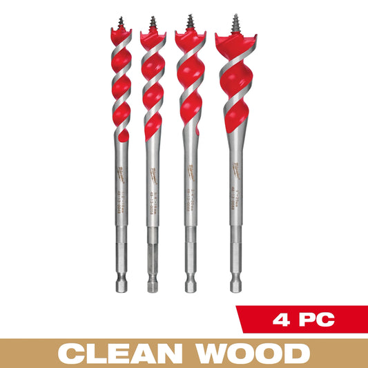 Milwaukee Tool 48-13-0400 SPEED FEED™ Wood Bit 6-1/2" Set - 4 PC, 1 ST