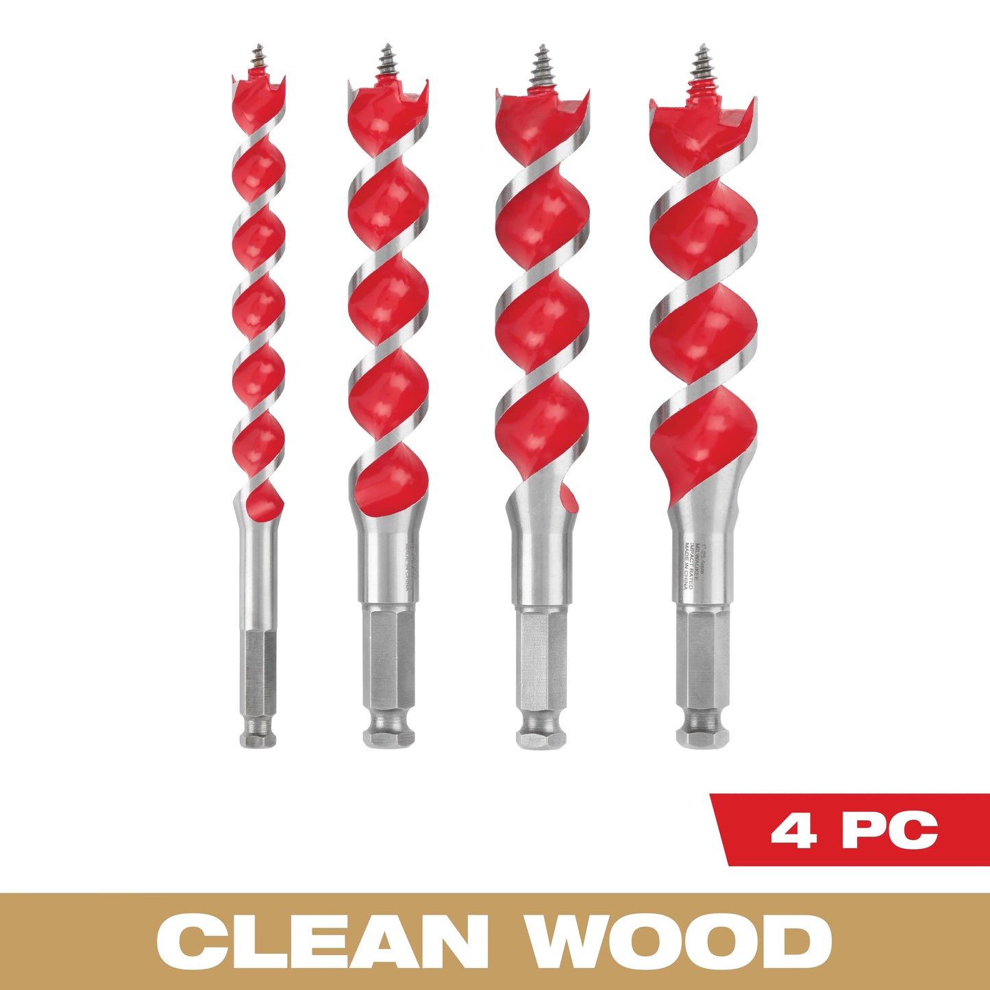 Milwaukee Tool 48-13-4000 Spur Auger Bit 6-1/2" Set - 4PC, 1 ST