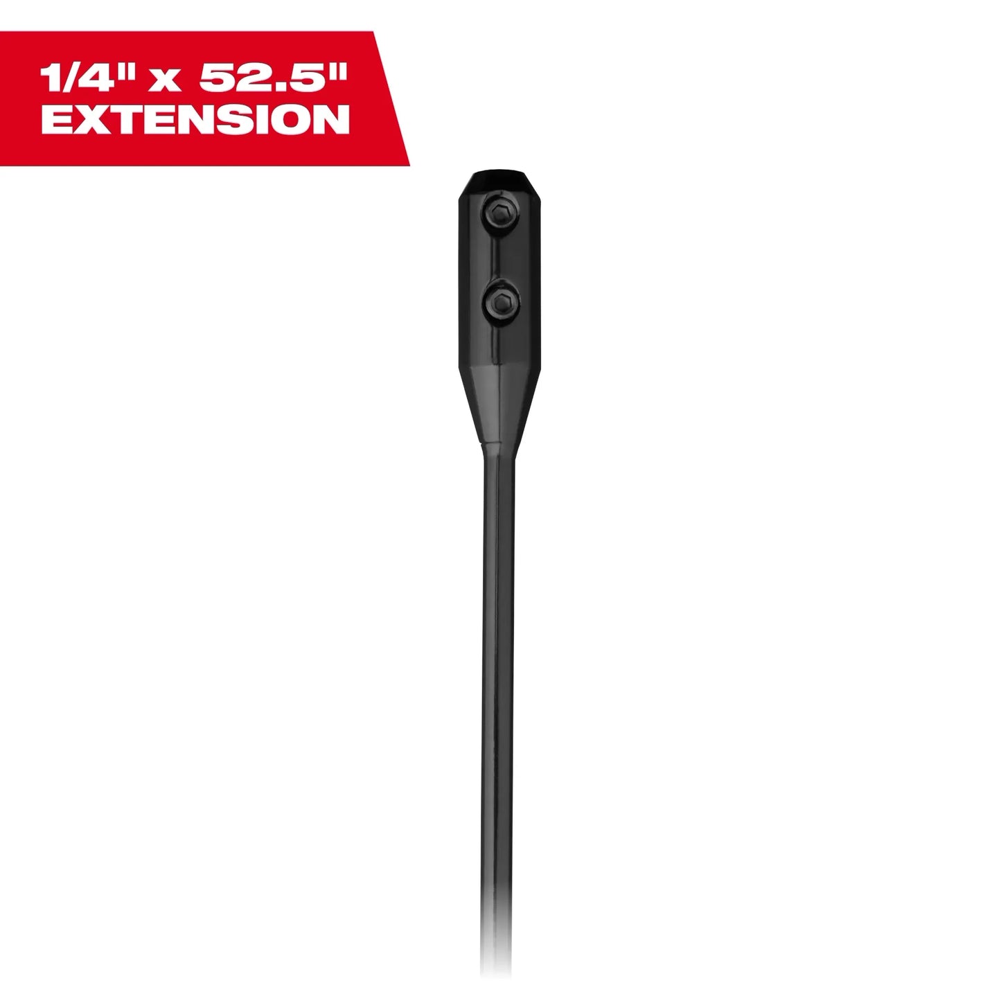 Milwaukee Tool 48-13-8124 1/4” x 52.5" Flexible Cable Bit Extension, 1 EA
