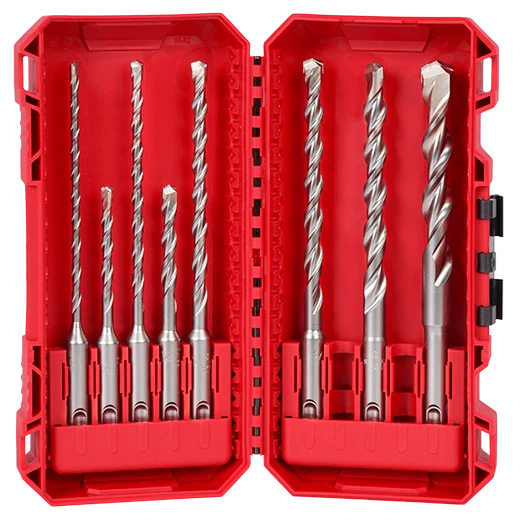 Milwaukee Tool 48-20-7673 8 PC SDS Plus M/2™ 2-Cutter Drill Bit Kit, 1 ST