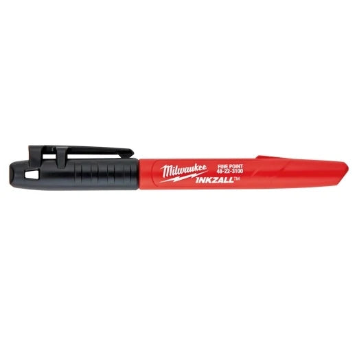 Milwaukee Tool 48-22-3100 INKZALL Black Fine Point Marker, 36 EA/PK