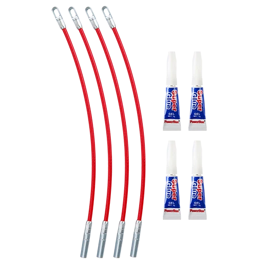 Milwaukee Tool 48-22-4191 4PK Polyester Fish Tape Replacement Flexible Metal Leader, 4 RL/PK