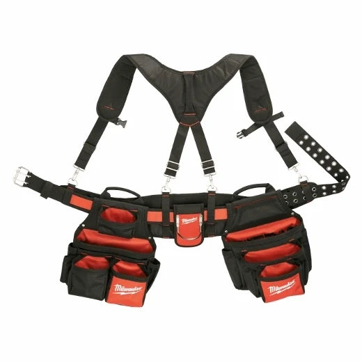 Milwaukee Tool 48-22-8120 Contractor Work Belt with Suspension Rig, 1 EA