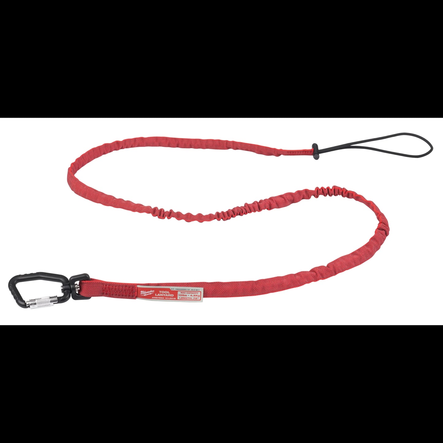 Milwaukee Tool 48-22-8812 10 lbs 72" Extended Reach Locking Tool Lanyard, 1 EA