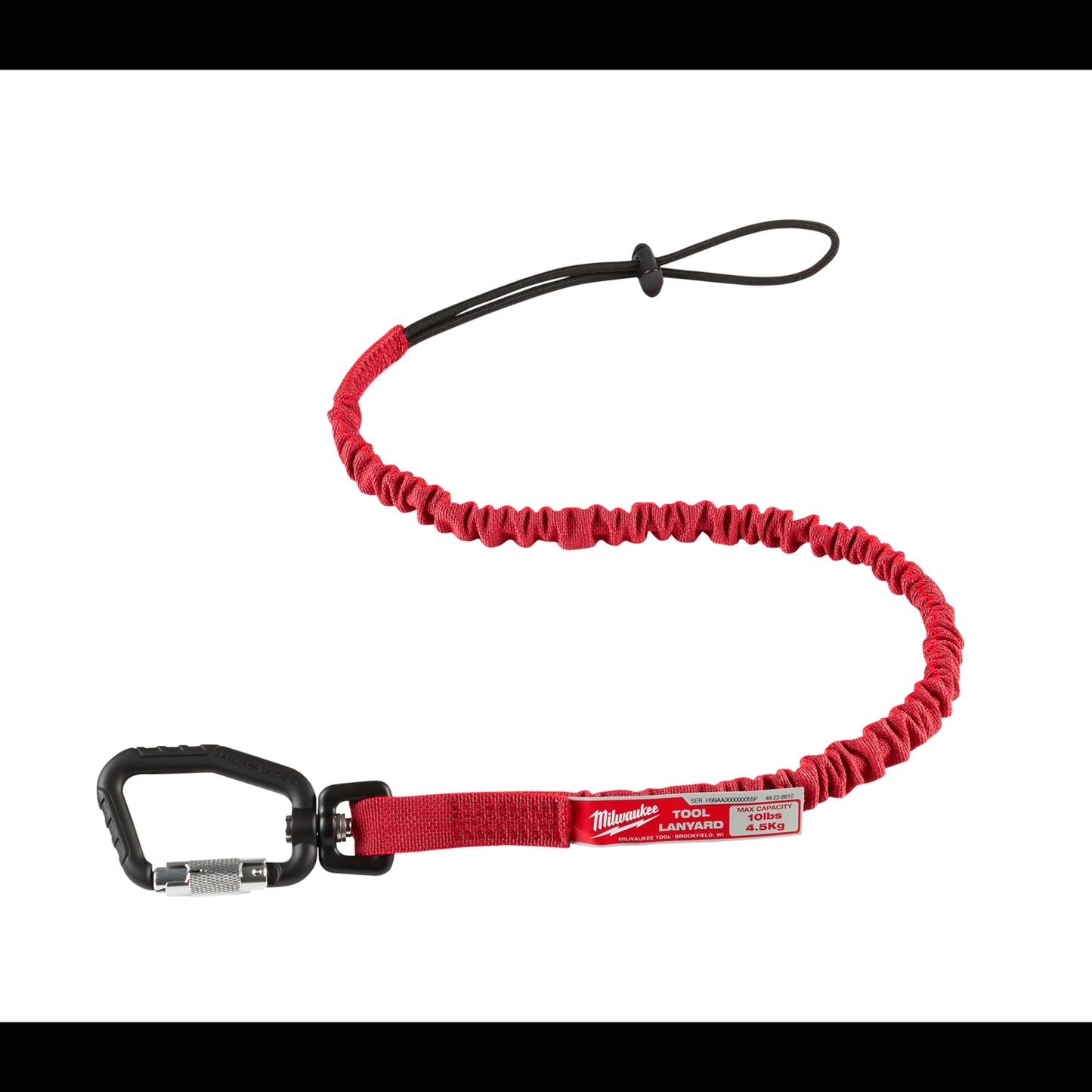 Milwaukee Tool 48-22-8815 15 lbs 36" Locking Tool Lanyard, 1 EA