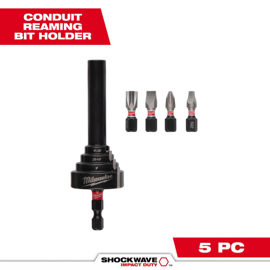 Milwaukee Tool 48-32-2350 SHOCKWAVE™ Conduit Reaming Bit Holder, 1 EA